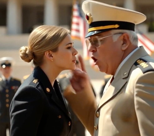 She refused to salute the general. Then she leaned closer and murmured something that made him go still.