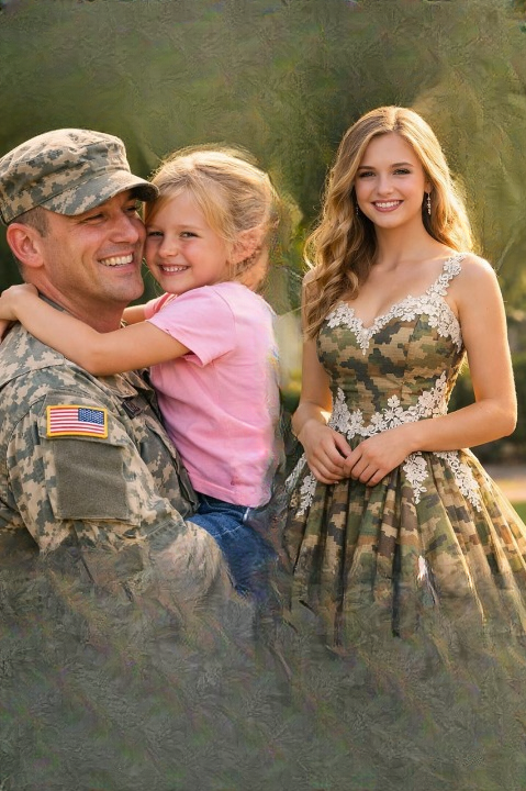 I Turned My Father’s Military Uniform Into My Prom Dress — And That Night Changed Everything