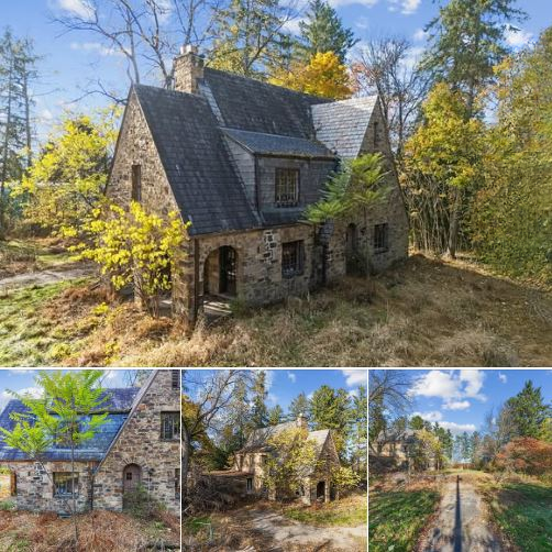 A Unique Opportunity to Restore a Classic Stone Cottage Discover the Potential of a Character-Filled Home on Nearly 2 Acres