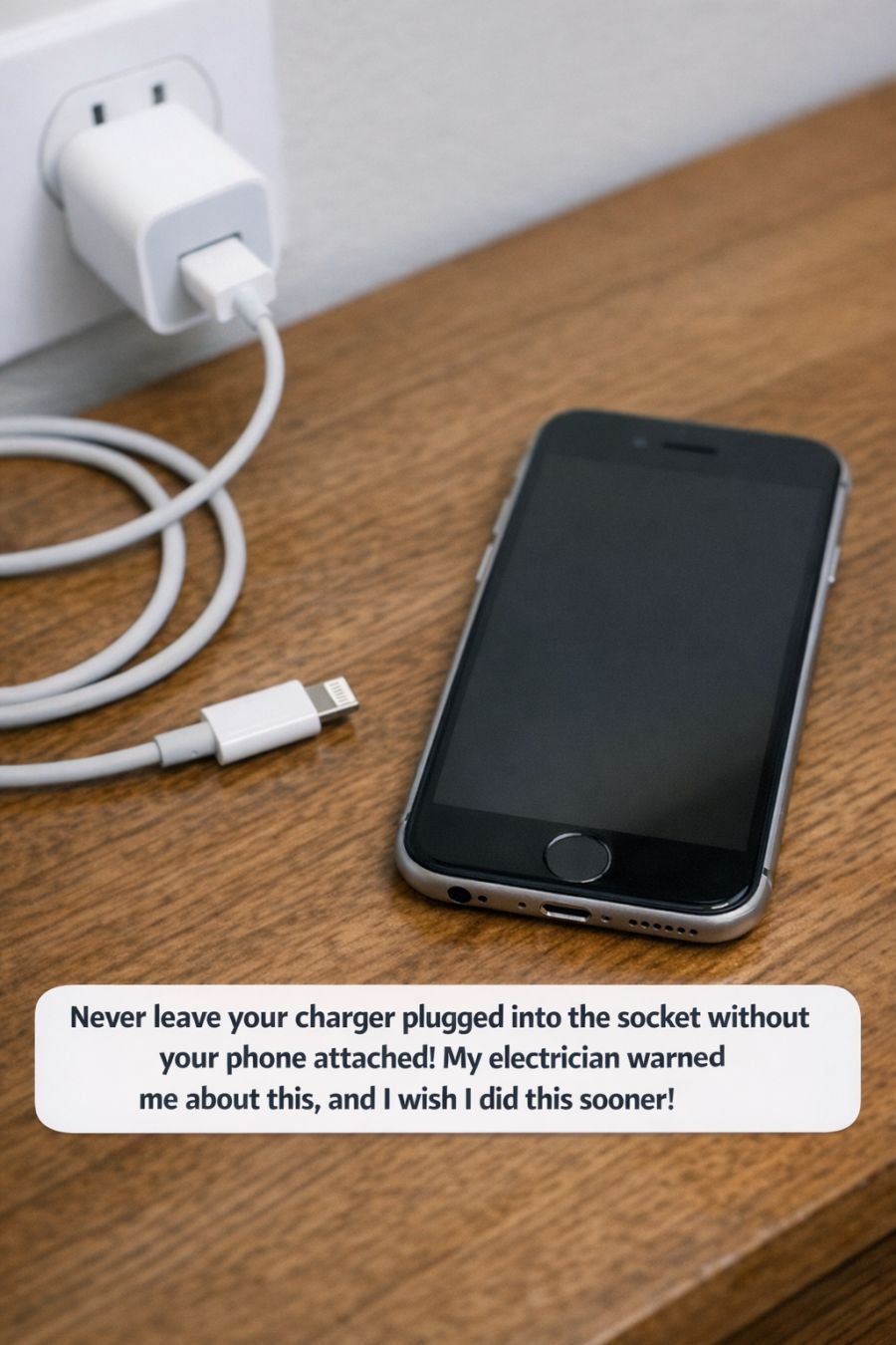 Why You Should Never Leave Your Phone Charger Plugged In Without Your Device Connected