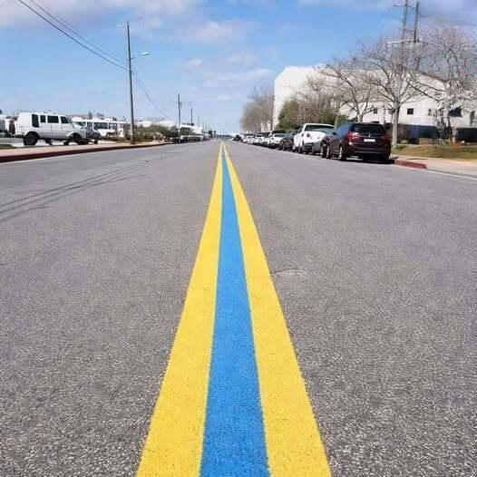 If You’ve Noticed A Blue Line Painted On The Street, Here’s What It Means