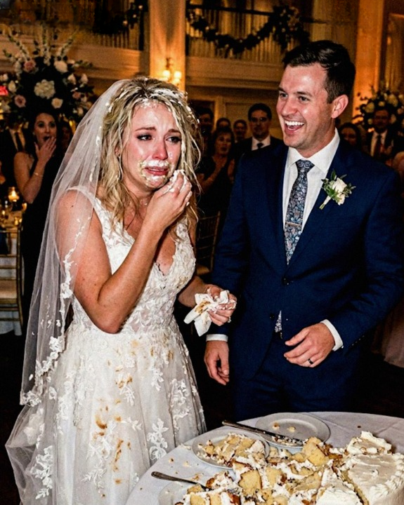 My Groom Smashed My Face Into the Cake — But My Brother’s Response Shocked Everyone