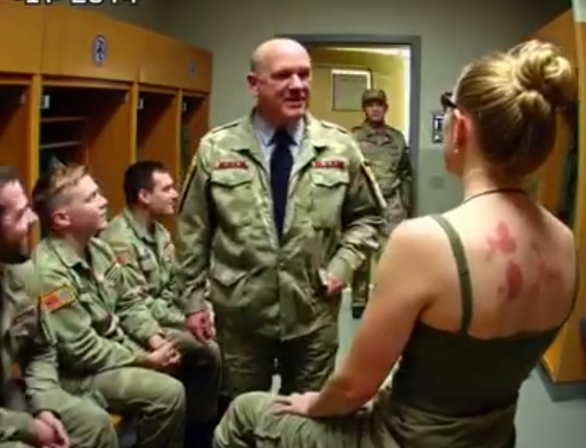 The Girl with Scars Who Silenced an Entire Base