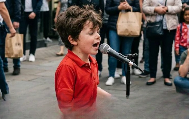 A 5-Year-Old Began Singing an Elvis Classic on a Busy Street — and Within Minutes, Strangers Stopped in Complete Silence