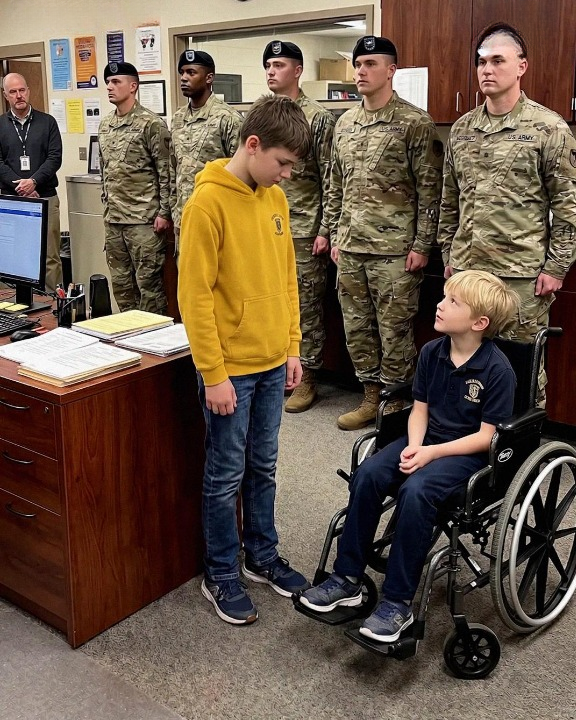 My 12-Year-Old Son Carried His Best Friend Through a Difficult Hiking Trail So He Wouldn’t Be Left Behind — The Next Morning, Five Men in Military Uniforms Arrived at His School Asking for Him