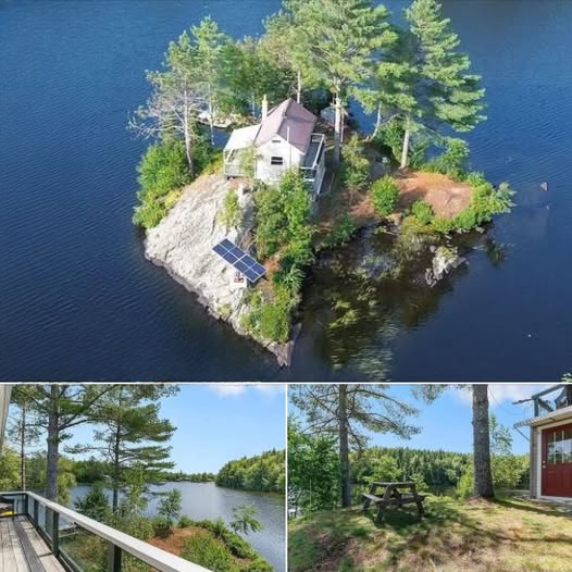 Your Private Island Escape on Nay Pond: A Peaceful Off-Grid Retreat Surrounded by New Hampshire Wilderness