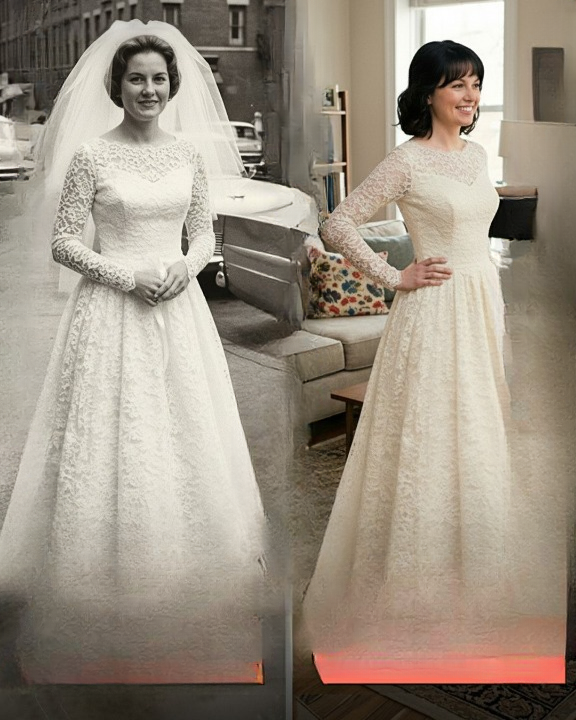 Bride Wears Her Late Grandmother’s Wedding Dress — Then a Hidden Note Inside the Lining Changes Everything She Believed About Her Family