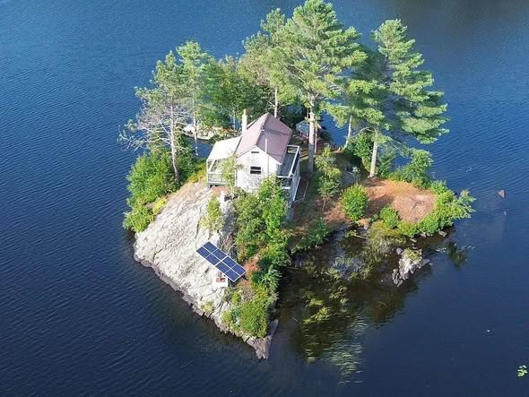 Discover the Magic of Private Island Living on Nay Pond in Scenic New Hampshire