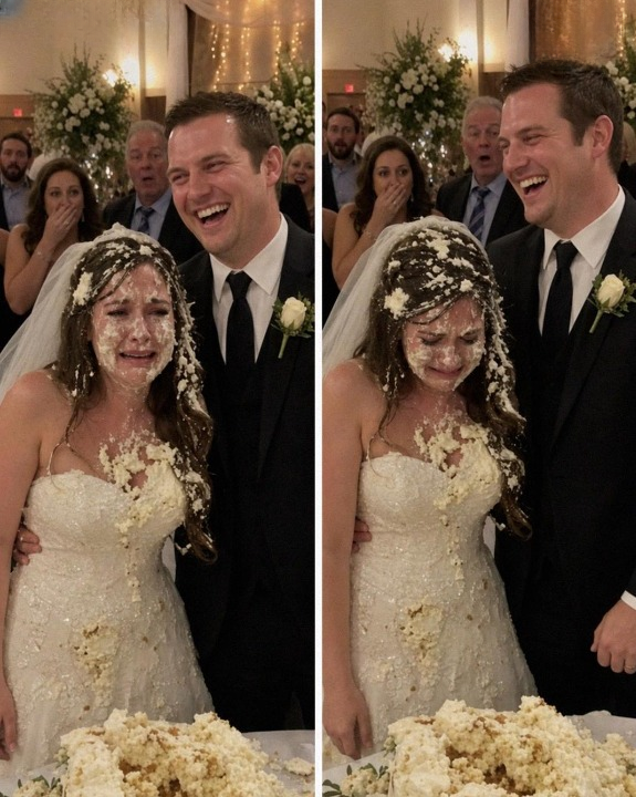What Happened During This Wedding Cake Moment Left an Entire Reception Hall Silent