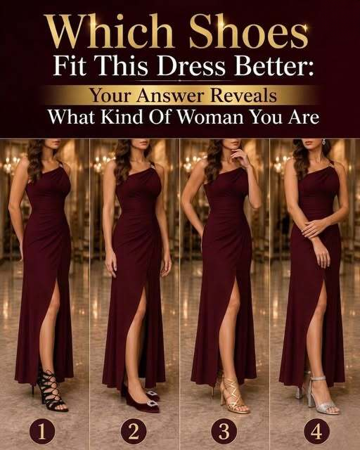 Which Pair of Shoes Matches the Dress Best? Your Choice May Reveal More About Your Personality Than You Expect