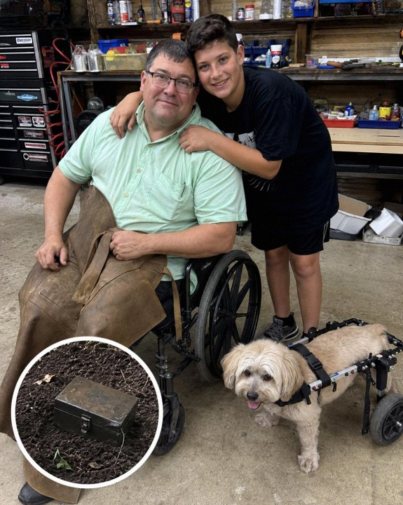 My 10-Year-Old Son Secretly Built Tiny Wheels for Our Elderly Neighbor’s Sick Dog — Then the Neighbor Led Us to a Hidden Box Beneath an Old Oak Tree and Changed Our Lives Forever