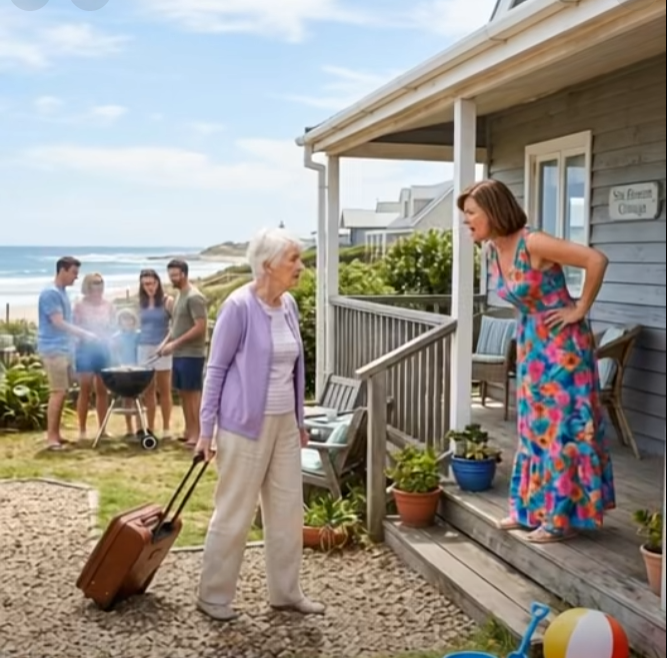 A Grandmother Arrived at Her Beach House Expecting Peace — Instead, She Found Her Daughter-in-Law Living There Like It Was Already Hers