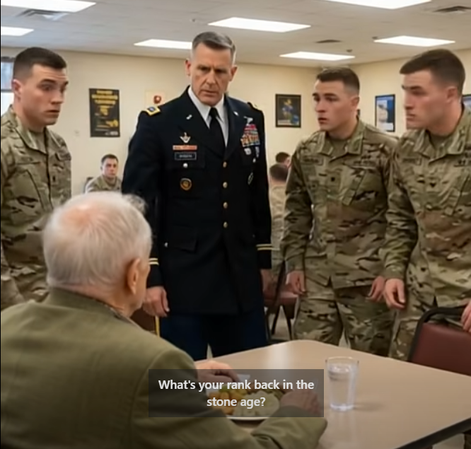 Young Navy Operators Mocked an Elderly Veteran in the Mess Hall — Until One Quiet Sentence Changed the Entire Room