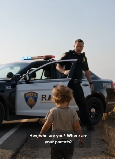 A Police Officer Found a Small Child Walking Alone Beside a Busy Highway — What Happened Next Left Everyone Heartbroken