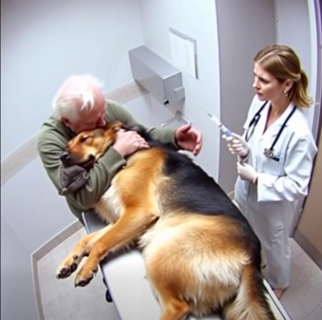 A Loyal Dog Gave His Owner One Final Embrace at the Veterinary Clinic — Then the Veterinarian Suddenly Shouted “Wait!” and Everything Changed