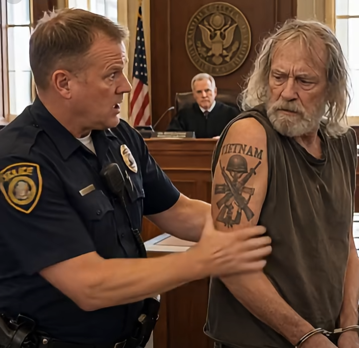 I Removed the Handcuffs From an Elderly Defendant — Then I Saw a Vietnam Tattoo That Connected Him to My Father and a Secret Hidden for 55 Years