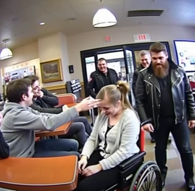 Teenagers Mocked a Girl in a Wheelchair Inside a Small Diner — But What Happened One Hour Later Changed the Entire Room Forever