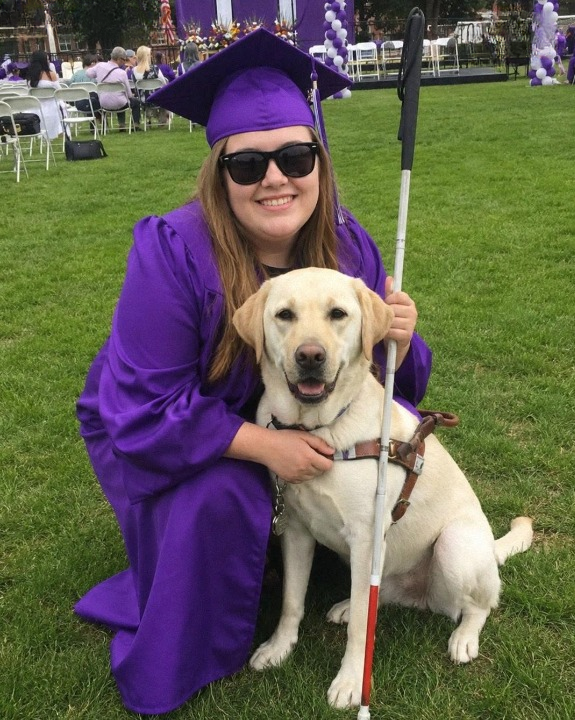 My Daughter’s Guide Dog Suddenly Pulled Away During Her Graduation — When I Saw Who He Had Run Toward, My Entire World Changed