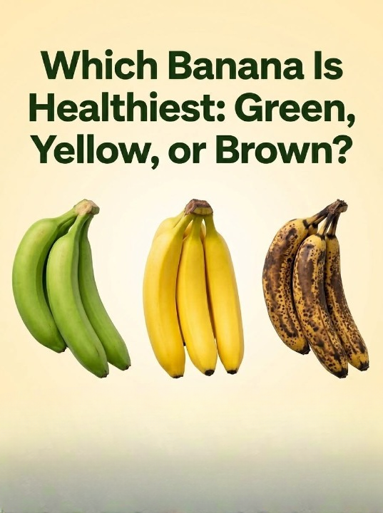 The Real Difference Between Green, Yellow, and Brown Bananas — Why Ripeness Can Influence Taste, Nutrition, and Everyday Use