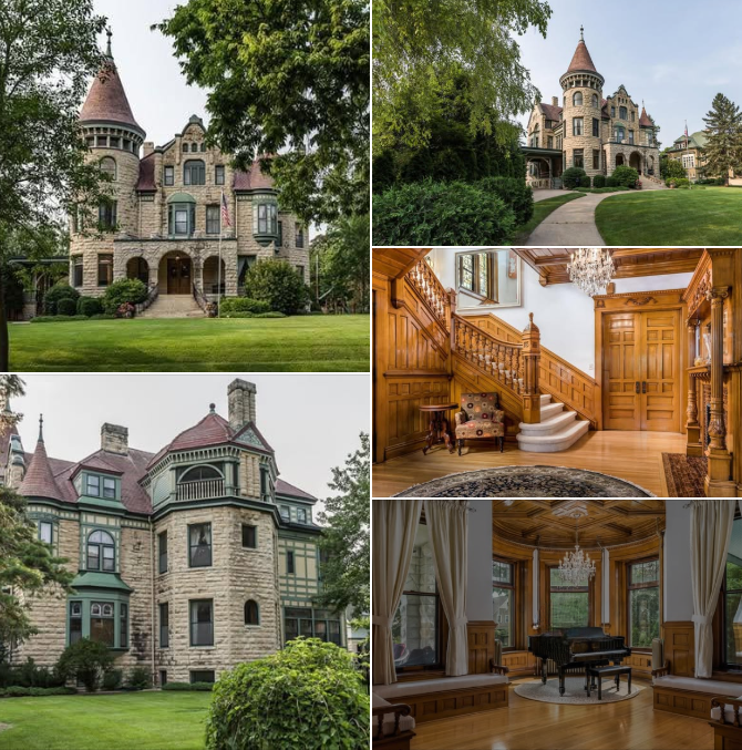 Built in 1892: Step Inside This Stunning 8-Bedroom, 9-Bathroom Historic Estate Filled With Character and Endless Potential