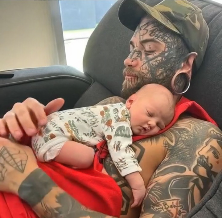 A Heavily Tattooed Father Faced Constant Assumptions—Until His Family Shared Their Side of the Story